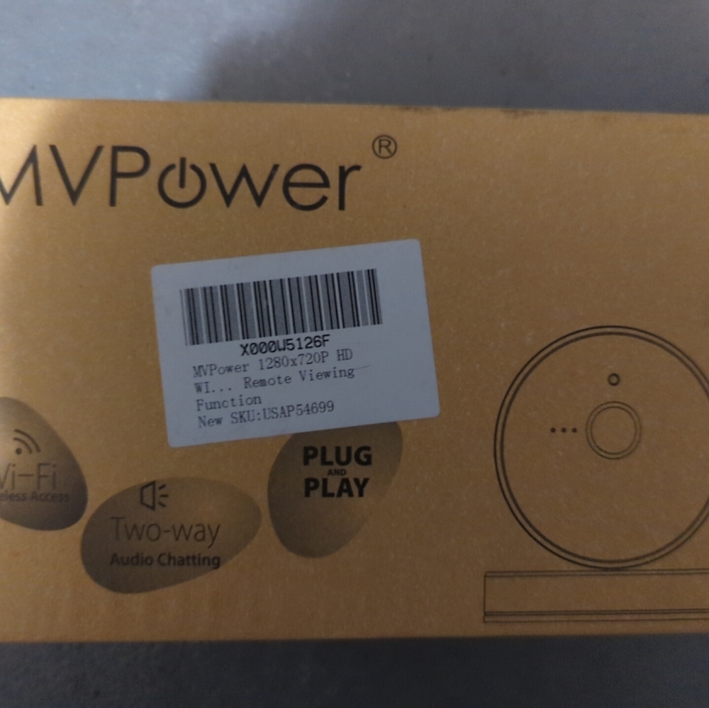 MVPower Wireless IP Camera HD 720P for Home Security, Baby/Pets Monitor